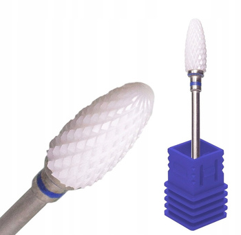 Frez ceramiczny M09 do ściągania hybrydy, żelu - średni stożek zaokrąglony