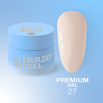 LUNAmoon Premium Gel Nr.27 - żel budujący, 30 ml