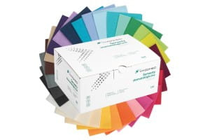 Serwety podfoliowane składane - ciemnoszare, 100 szt.