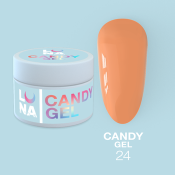 LUNAmoon Candy Gel Nr.24 - żel budujący, 15 ml