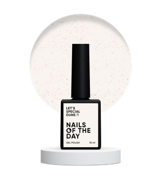 NAILSOFTHEDAY Let's special Dune/1 - hybrydowy lakier do paznokci, jednowarstwowy, 10 ml