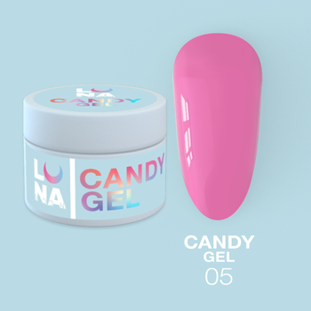 LUNAmoon Candy Gel Nr.05 - żel budujący, 15 ml