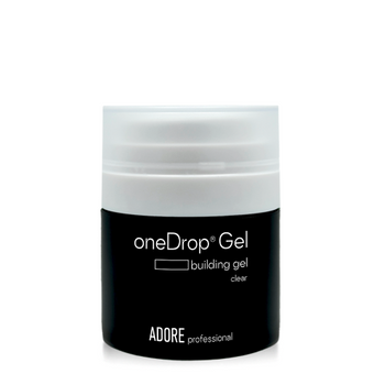 Adore One Drop Gel Clear - żel do przedłużania paznokci, 30 g