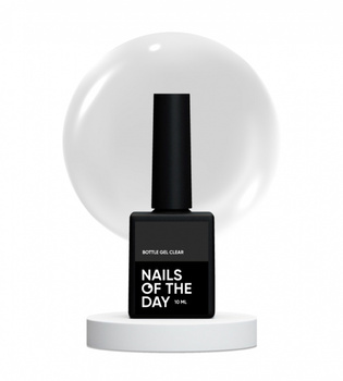NAILSOFTHEDAY Bottle gel Clear - przezroczysty żel do wzmocnienia i naprawy, 10 ml