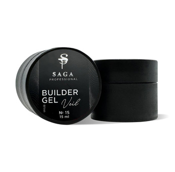 SAGA Professional Builder Gel Veil 15, 15 ml