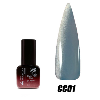 Molekula Professional Lakier hybrydowy Ceramic Cat's Eye CC01, 6 ml