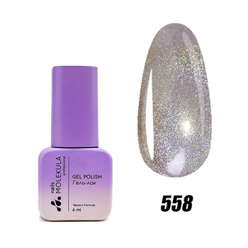 Molekula Professional Lakier hybrydowy Holographic Nr.558, 6 ml