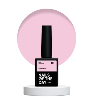 NAILSOFTHEDAY Cover base NEW Formula 03 -  baza hybrydowa, 10 ml