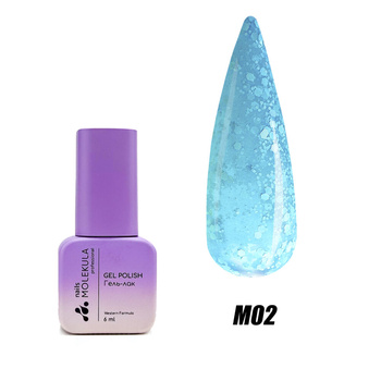 Molekula Professional Lakier Hybrydowy Marshmallow M02, 6 ml