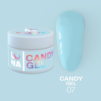 LUNAmoon Candy Gel Nr.07 - żel budujący, 15 ml