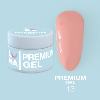 LUNAmoon Premium Gel Nr.13 - żel budujący, 30 ml