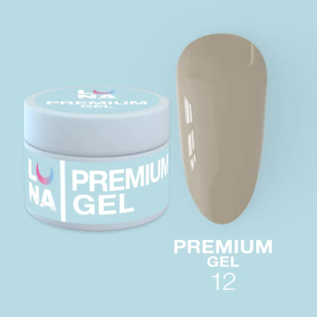 LUNAmoon Premium Gel Nr.12 - żel budujący, 30 ml
