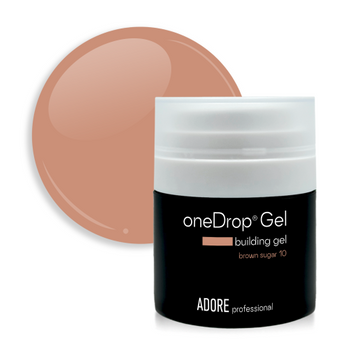Adore One Drop Gel  No.10 Brown Sugar - żel do przedłużania paznokci, 30 g