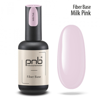 PNB UV/LED Fiber Baza, Milk Pink 8ml