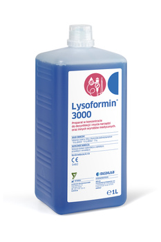 Lysoformin 3000 Koncentrat do manualnego mycia i dezynfekcji narzędzi, 1000 ml