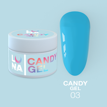 LUNAmoon Candy Gel Nr.03 - żel budujący, 15 ml