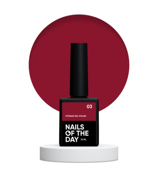 NAILSOFTHEDAY Vitrage gel polish 03 - witrażowy lakier hybrydowy, 10 ml