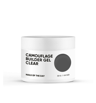 NAILSOFTHEDAY Camouflage Builder Gel Clear - przezroczysty gęsty żel budujący, 30 g