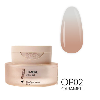 Molekula Professional Ombre Paint Gel OP02 - Caramel, 2,5g