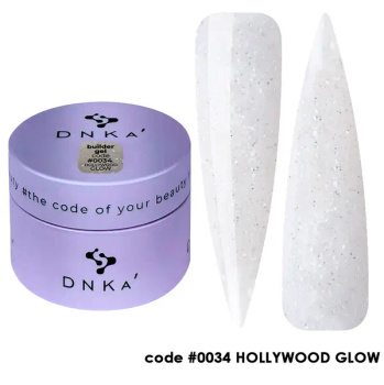 DNKa Builder Gel 0034 Hollywood Glow, 30 ml