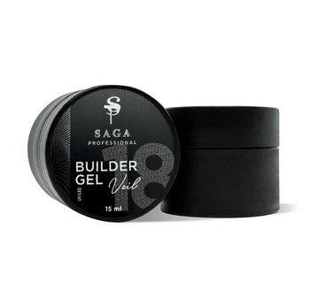 SAGA Professional Builder Gel Veil 18, 15 ml