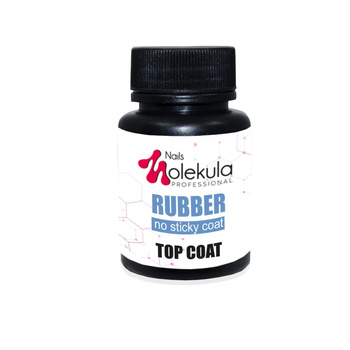 Molekula Professional Top Rubber No Sticky (bez warstwy dyspersyjnej), 30 ml