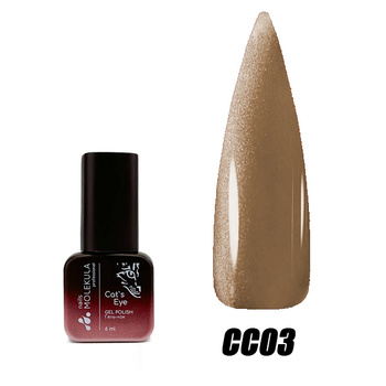 Molekula Professional Lakier hybrydowy Ceramic Cat's Eye CC03, 6 ml