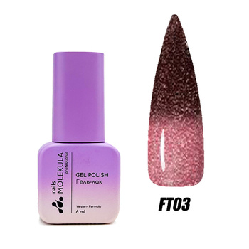 Molekula Professional Lakier hybrydowy Flash Thermo FT03, 6 ml