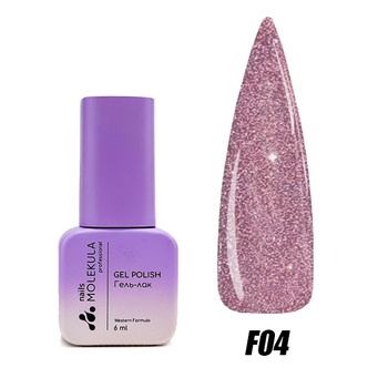 Molekula Professional Lakier hybrydowy Flash Effect F04, 6 ml