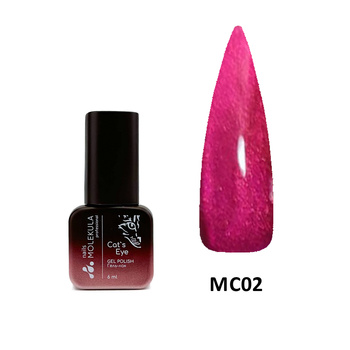 Molekula Professional Lakier hybrydowy Marmelad Cat's Eye MC02, 6 ml
