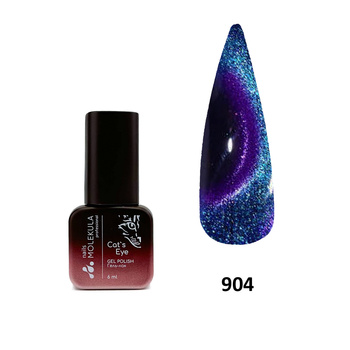 Molekula Professional Lakier hybrydowy 9D Cat's Eye Effect nr.904, 6 ml