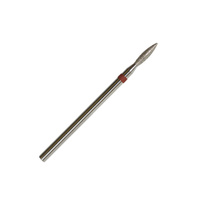 NAILSOFTHEDAY frez diamentowy do skórek - płomyk czerwony 2,3x10 mm