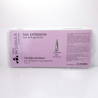 Molekula Professional Tipsy żelowe "Coffin 2XL", 240 szt.