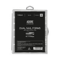 ADORE Formy górne do przedłużania paznokci DUAL NAIL FORMS - Typ 1, 120 szt