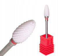 Frez ceramiczny F09 do hybrydy, żelu - drobny stożek