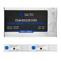 Paski do kontroli autoklawu do sterylizacji klasa 4 SALTEC - 2 x 200 szt.