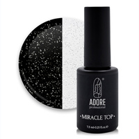 Adore Top Miracle 06, 8 ml - silver glitter
