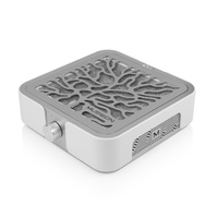 Pochłaniacz MUSSON X3 SILVER z filtrem węglowym HEPA 72W do manicure i pedicure - srebrny