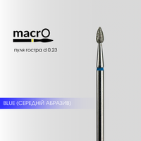 macrO Frez diamentowy kropla - niebieski, d 023
