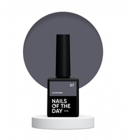 NAILSOFTHEDAY Color base 07 - grafitowo-szara baza do paznokci, 10 ml