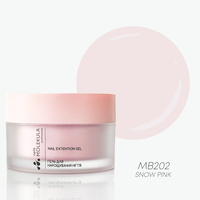 Molekula Professional Builder Gel Mousse MB202 - Snow Pink, 15 ml
