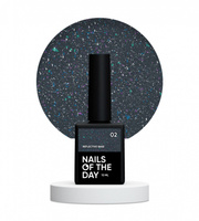 NAILSOFTHEDAY Reflective Base 02 - baza hybrydowa z efektem "flash", 10 ml