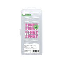 ADORE Tipsy żelowe do przedłużania FUNKY GEL TIPS 240 szt - Natural