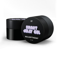 NAILSOFTHEDAY Smart Jelly Gel 07 - jasno-fioletowy budujący żel-galaretka, 15 g