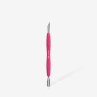 Staleks Kopytko do manicure Gummy z silikonową rękojeścią UNIQ 10 Type 2 (popychacz wąski zaokrąglony i kopytko skośne)